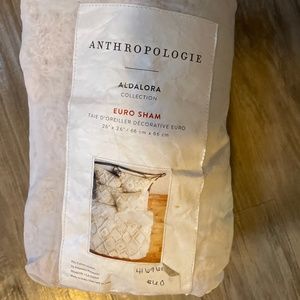 Anthropologie Euro Sham Cover NWT